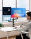 Triadyn Uchwyt biurkowy na 2 monitory 13" - 32" DuoHighFlexMount (TRD-BLK-Hi2AL) 2