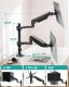 Triadyn Uchwyt biurkowy na 2 monitory 13" - 32" DuoHighFlexMount (TRD-BLK-Hi2AL) 3
