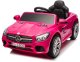 R-Sport Mercedes SL500 Auto na akumulator dla dzieci koła EVA skóra różowy EDUKAMP (S-506-RÓŻOWY) 28