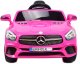 R-Sport Mercedes SL500 Auto na akumulator dla dzieci koła EVA skóra różowy EDUKAMP (S-506-RÓŻOWY) 3