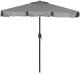 vidaXL Prostokątny duży parasol ogrodowy skośny łamany z korbą szary 200x130 cm MultiGarden EDUKAMP (5321) 4