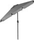 vidaXL Prostokątny duży parasol ogrodowy skośny łamany z korbą szary 200x130 cm MultiGarden EDUKAMP (5321) 5
