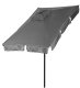 vidaXL Prostokątny duży parasol ogrodowy skośny łamany z korbą szary 200x130 cm MultiGarden EDUKAMP (5321) 6