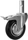 Geko Koło do rusztowania z hamulcem 160mm 125kg (12) (5903418305499) 2