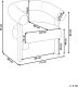 Beliani Fotel ILBRO Boucle Czarny 2