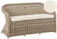 Beliani Sofa ogrodowa dla 2 osób SUSUA Rattan Naturalny 1