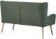 Beliani Sofa kuchenna tapicerowana 2-osobowa zielona SKIBBY 4