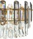 Lampa wisząca Beliani Żyrandol MANTARO Szkło Złoty 8