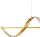 Lampa wisząca Beliani LED KHUTTI Metal Złoty 5