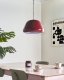 Lampa wisząca Beliani JOKU Metal Czerwony 2