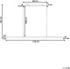 Lampa wisząca Beliani LED BADDANA Metal Srebrny 3