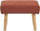 Beliani Stołek TAKOMA Pomarańczowy 4