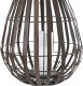 Beliani Lampion solarny LUFUPA 61 cm Ciemnobrązowy 5