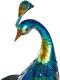 Beliani Figurka paw niebieska Peacock 7