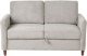 Beliani Sofa dla 2 osób MARE szary 1