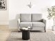 Beliani Sofa dla 2 osób MARE szary 2