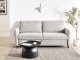 Beliani Sofa dla 3 osób MARE Szary 1