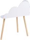 Beliani Stół z krzesłem dla dzieci Cloudy Biały 5