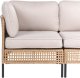 Beliani Sofa ogrodowa OMEGANA 4