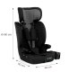Fotelik samochodowy Ecotoys Dla dzieci wzrost 76-150 cm R129 uchwyt na napoje EDUKAMP (5341) 10
