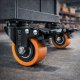 Bisanti Kółka jezdne kółek 50MM obrotowe z hamulcem koła transportowe 4
