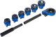 Geko Gwintownica ręczna do rur 6-elementowa 1/4"-5/4" (4) (5903418306281) 2