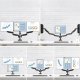 Triadyn Uchwyt biurkowy AdaptTriMount na trzy monitory 17-32" ergonomiczny regulowany obrotowy TRD-BLK-A3AL 2