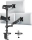 Triadyn Uchwyt biurkowy TriHighFlexMount na trzy monitory 13-32" ergonomiczny regulowany obrotowy TRD-BLK-Hi3AL 1