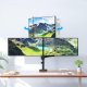 Triadyn Uchwyt biurkowy TriHighFlexMount na trzy monitory 13-32" ergonomiczny regulowany obrotowy TRD-BLK-Hi3AL 8