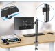 Triadyn Uchwyt biurkowy na monitor 14" - 32" SoloClamp (TRD-BLK-1C) 5