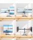 Triadyn Uchwyt biurkowy na 2 monitory 14" - 32" DuoBase Plus (TRD-BLK-2STP) 5