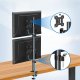 Triadyn Uchwyt biurkowy na 2 monitory 14" - 32" DuoClamp Vertical (TRD-BLK-2CV) 3