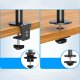 Triadyn Uchwyt biurkowy na 2 monitory 14" - 32" DuoClamp Vertical (TRD-BLK-2CV) 7