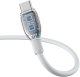Baseus Kabel Pudding 100W USB-A - USB-C 1,2m - biały (6932172650148) 4