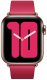 Apple Pasek z klamrą nowoczesną w kolorze maliny do koperty 38mm / 40mm / 41mm / 42mm - rozmiar M 3