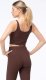 IQ Damski stanik sportowy intelligence quality JAVENTA WMNS deep mahogany rozmiar L 8