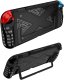 Strado Etui do Nintendo Switch 2 2025 Kickstand silikonowe 3-częściowe Czarne 16