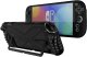 Strado Etui do Nintendo Switch 2 2025 Kickstand silikonowe 3-częściowe Czarne 8