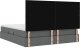 Mebel Elite Łóżko tapicerowane 180X200 szare dwuosobowe z pojemnikiem z materacem 11