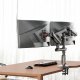 North Bayou Uchwyt biurkowy na 2 monitory 27"-50" D9C 3