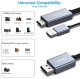 Kabel Benfei HDMI do DisplayPort 4K@60Hz, 2K@144Hz, 1080P@165Hz jednokierunkowy 1,8 M szary 2