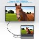 Kabel Benfei HDMI do DisplayPort 4K@60Hz, 2K@144Hz, 1080P@165Hz jednokierunkowy 1,8 M szary 3