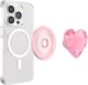 PopSockets Popsockets Crystal Heart Grip MagSafe    uchwyt i podstawka do telefonu różowy 4