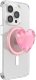 PopSockets Popsockets Crystal Heart Grip MagSafe    uchwyt i podstawka do telefonu różowy 6
