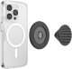 PopSockets PopSocket Round Aluminum Triangle Knurl Grip    MagSafe uchwyt i podstawka do telefonu czarny 4