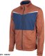 CERVA Sweter męski STIRLING STRETCH, lekki z suwakiem, kieszeń napiersiowa, odblaskowe elementy, warstwa pośrednia - ceglasty 2XL 2