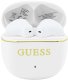 Słuchawki Guess TWS Glossy Gold Line Classic biały 4