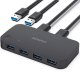 HUB USB BENFEI Switch przełącznik USB 3.0 4w1 na cztery urządzenia czarny 1