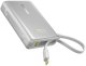 Baseus Powerbank PicoGo 10000mAh 45W z wyświetlaczem cyfrowym z wbudowanym kablem USB-C - tytanowy 2