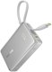 Baseus Powerbank PicoGo 10000mAh 45W z wyświetlaczem cyfrowym z wbudowanym kablem USB-C - tytanowy 3